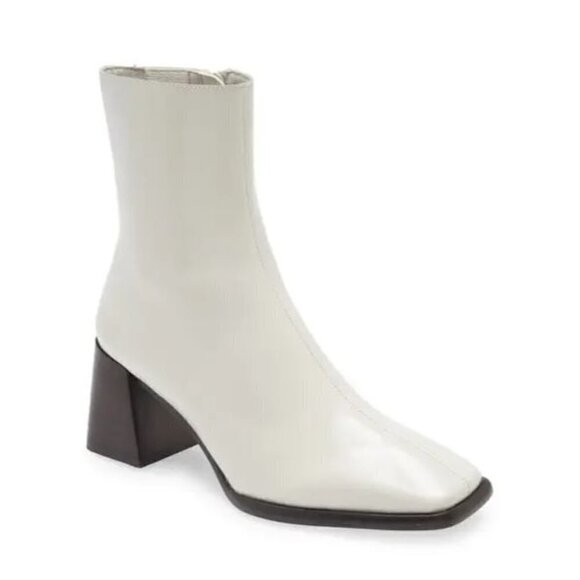 JEFFREY CAMPBELL Geist Square Toe Boot in Ice Size Size US 9 - Picture 1 of 11